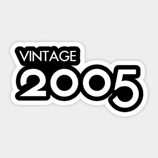 Vintage 2005 Gift 15th Birthday Party Sticker